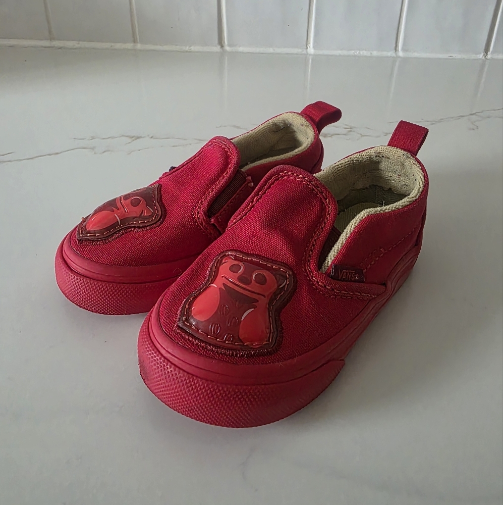 VANS harribo Red Baby Shoes